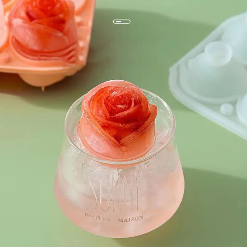 4-rums rose-isterningform