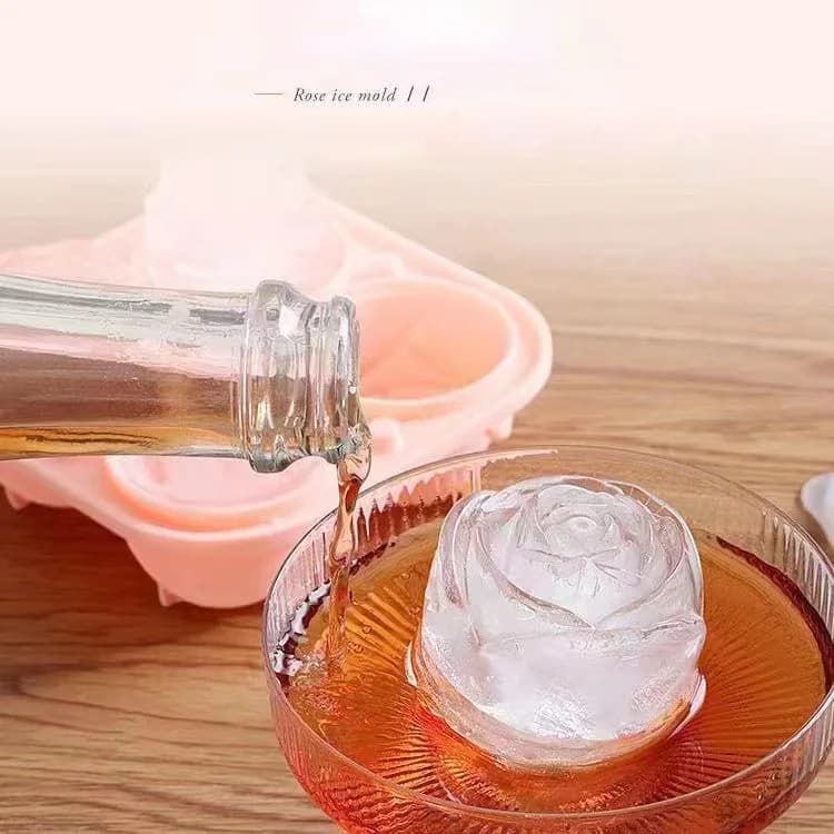 4-rums rose-isterningform