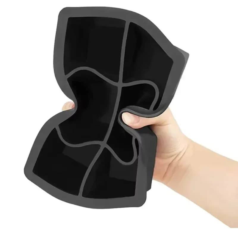 Stor firkantet isterningbakke